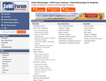 Tablet Screenshot of kleinanzeiger.sowi-forum.com